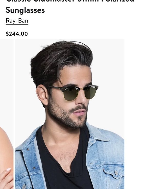 Ray-Ban Clubmaster Sunglasses. Brand new. Retail $245 plus tax main image 6